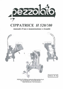 Manuale Pezzolato H 520/100 Biotrituratore