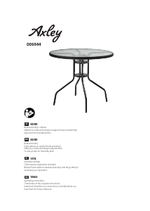 Manual Axley 006-944 Garden Table