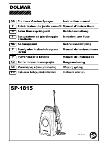 Manual de uso Dolmar SP-1815 Pulverizador de jardín
