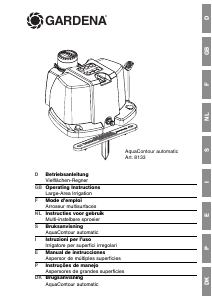 Bedienungsanleitung Gardena AquaContour Automatic Rasensprenger