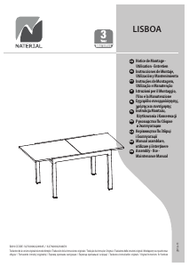 Manual Naterial Lisboa Masă de grădină