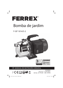 Manual Ferrex F-GP 1014/S-2 Bomba de jardim