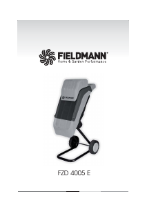 Manuál Fieldmann FZD 4005-E Zahradní drtička