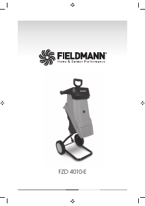 Návod Fieldmann FZD 4010-E Záhradný drvič