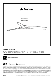 Manual de uso Sulion 2174716 Ventilador de techo
