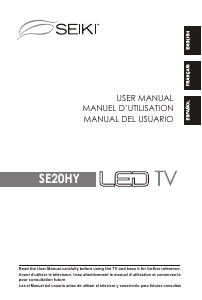 Manual Seiki SE20HY LED Television