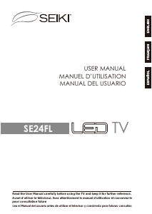 Manual Seiki SE24FL LED Television