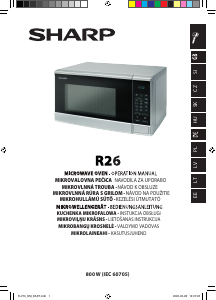 Rokasgrāmata Sharp R-26SL Mikroviļņu krāsns