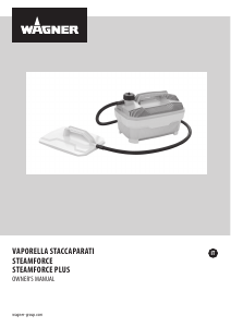 Manuale Wagner SteamForce Plus Vaporizzatore carta da parati