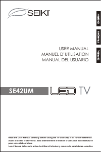 Mode d’emploi Seiki SE42UM Téléviseur LED