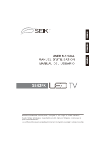 Manual Seiki SE43FK LED Television