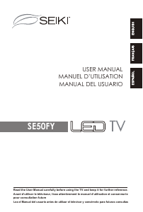 Manual de uso Seiki SE50FY Televisor de LED