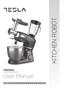 Manual Tesla KR600RA Food Processor