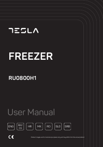 Priručnik Tesla RU0800H1 Zamrzivač
