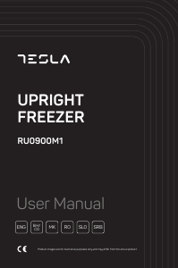 Manual Tesla RU0900M1 Freezer