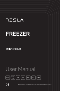 Priročnik Tesla RH2950M1 Zamrzovalnik