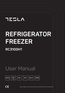 Handleiding Tesla RC3100H1 Koel-vries combinatie