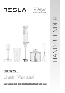 Manual Tesla HB510BWS Blender de mână