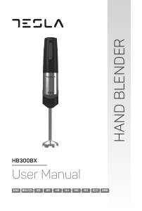 Manual Tesla HB300BX Blender de mână
