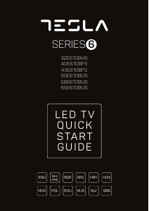 Manual Tesla 58E610BUS LED Television