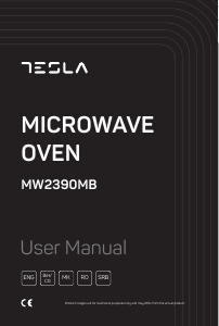 Priručnik Tesla MW2390MB Mikrovalna pećnica
