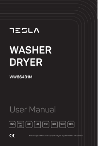 Manual Tesla WW86491M Mașină de spalat cu uscator