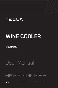 Priročnik Tesla RW091M Omara za vino