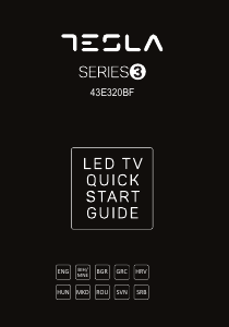 Használati útmutató Tesla 43E320BF LED-es televízió
