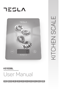 Manual Tesla KS100BL Kitchen Scale