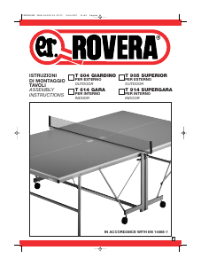 Manuale Rovera T 604 Giardino Tavolo da ping pong