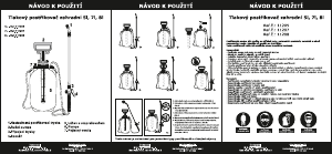 Manuál GardeTech 11207 Zahradní postřikovač