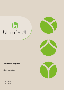 كتيب Blumfeldt 10034815 Menorca Expand طاولة حديقة