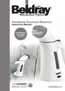 Manual Beldray BEL0725TQ-VDE Garment Steamer