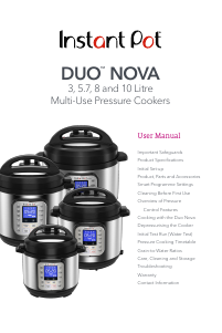 Manual Instant Pot Duo Nova Pressure Cooker