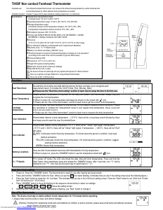 Handleiding Lloyds Pharmacy TH58F Thermometer