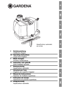 Handleiding Gardena AquaContour Automatic Tuinsproeier