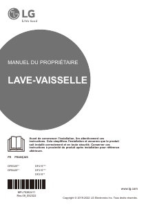 Mode d’emploi LG DF315FPS Lave-vaisselle