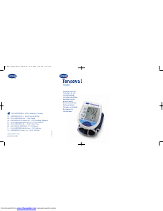 Наръчник Tensoval mobil Монитор за кръвно налягане