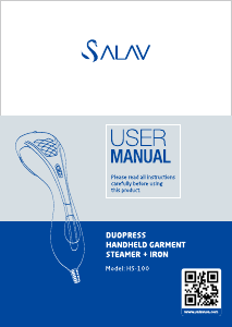 Manual SALAV HS-100 Garment Steamer