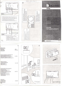 Manual BTicino 4430 Thermostat