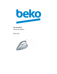 Manual BEKO BKK 2162 Fier de călcat