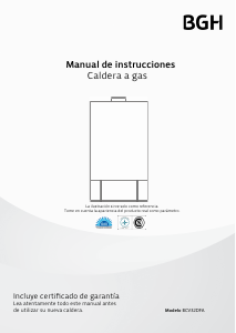 Manual de uso BGH BCV32DFA Caldera de calefacción central