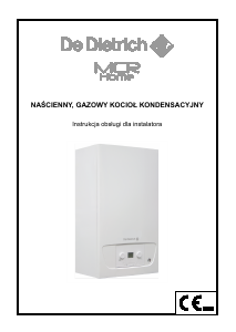 Instrukcja De Dietrich MCR Home 24/28 MI Kocioł ogrzewania
