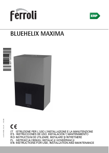 Handleiding Ferroli BlueHelix Maxima 34C CV-ketel