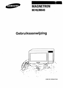 Handleiding Samsung M 643 Magnetron