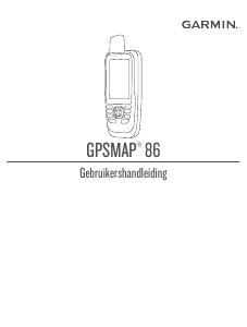 Handleiding Garmin GPSMAP 86i Handheld navigatiesysteem