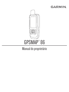 Manual Garmin GPSMAP 86i Navegador portátil