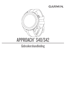 Handleiding Garmin Approach S40 Smartwatch