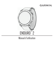Mode d’emploi Garmin Enduro 2 Montre connectée