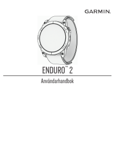 Bruksanvisning Garmin Enduro 2 Smart klocka